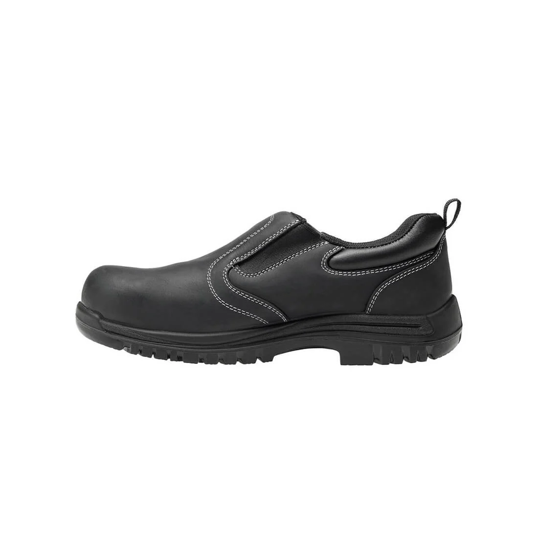 Foreman Waterproof Composite Toe Slip On Work Shoes – Black - Image 8