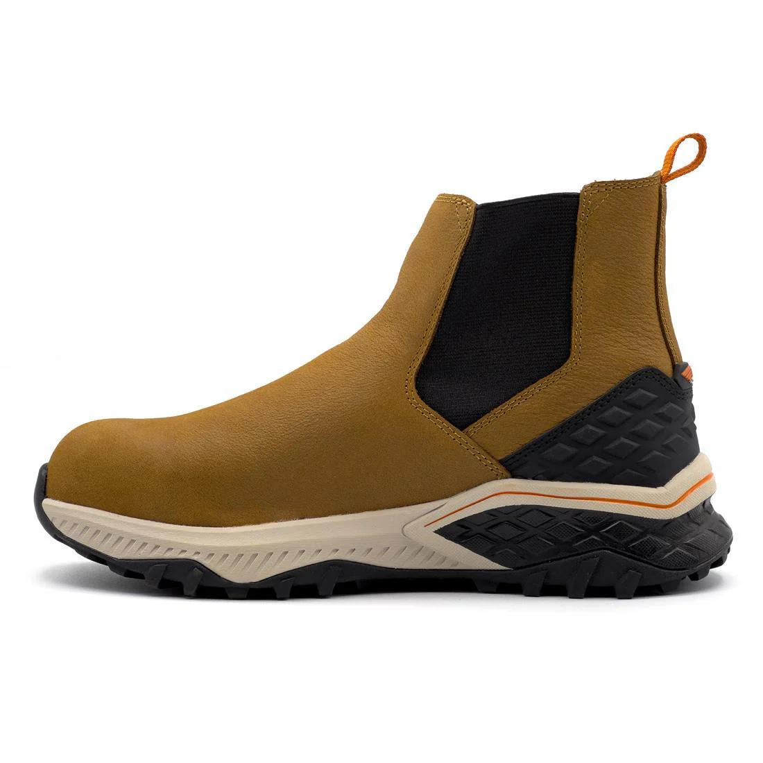 Summit Trail Women’s Composite Toe Chelsea Work Boot – Light Brown - Image 6