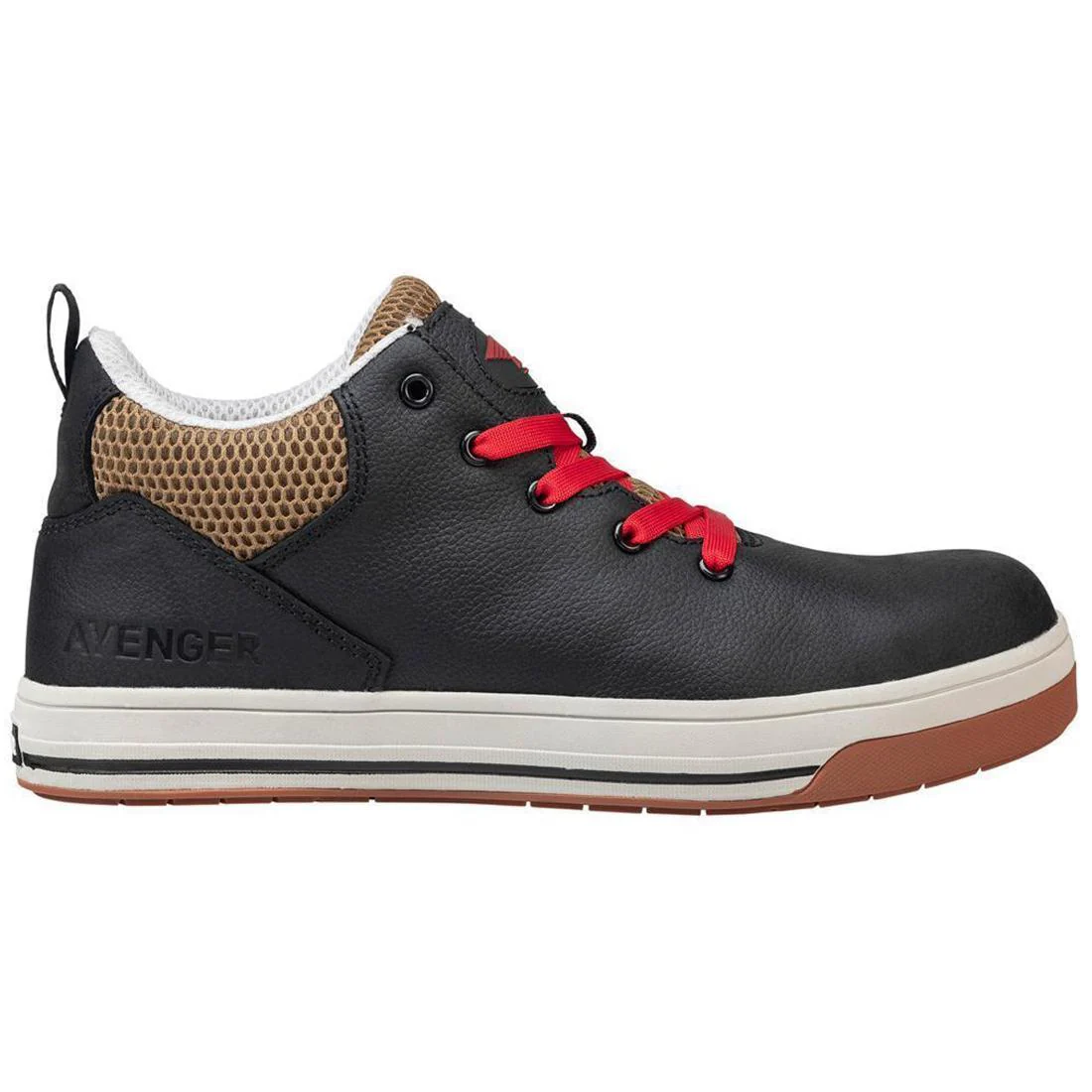 Swarm Aluminum Toe SD10 Work Shoes – Black/Tan