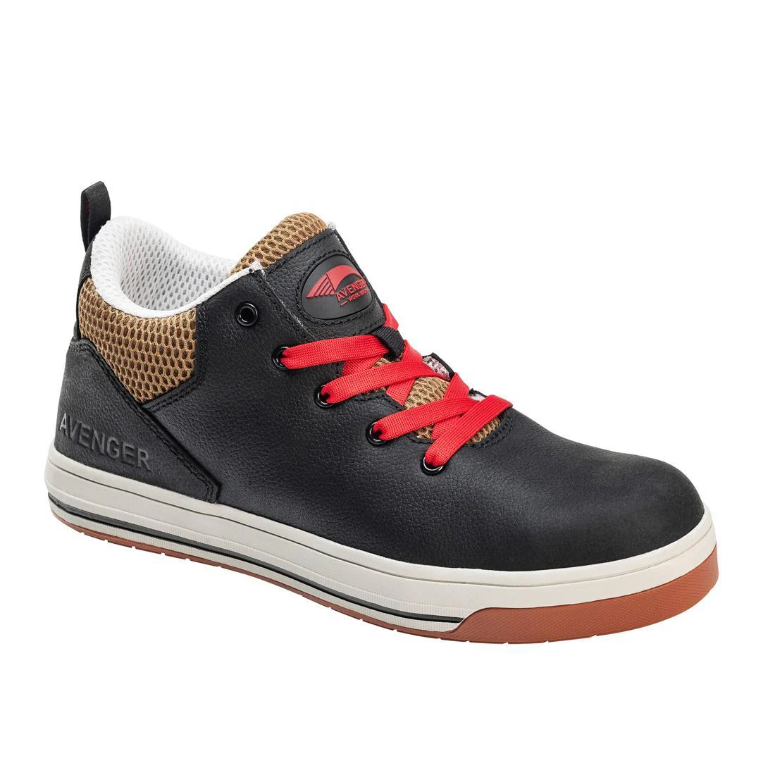 Swarm Aluminum Toe SD10 Work Shoes – Black/Tan - Image 2
