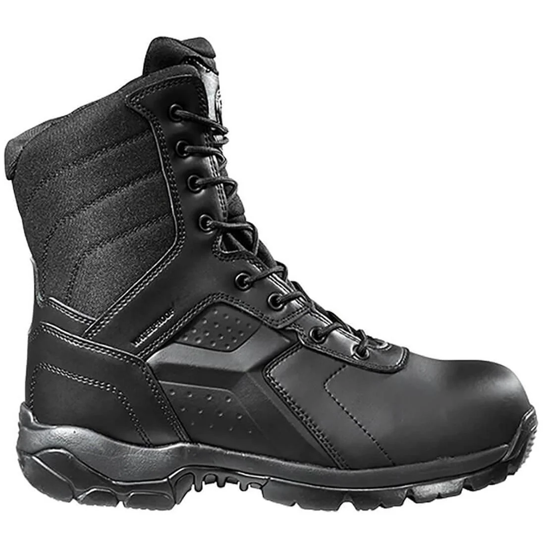 Black Diamond  8" Side Zip Waterproof Tactical Boot Black