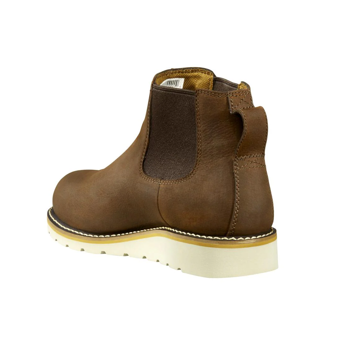 5" Wedge Soft Toe Chelsea Dark Brown - Image 4