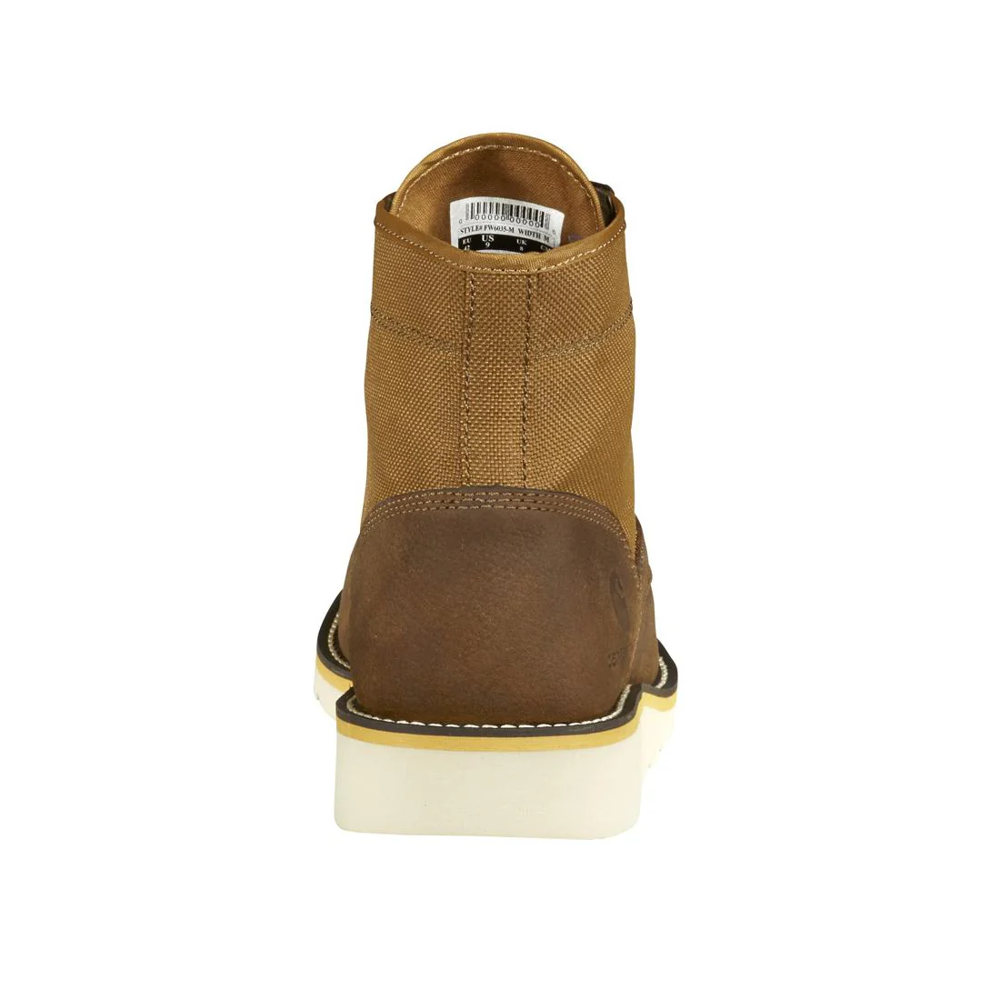 6" F/L Moc Toe Wedge Soft Toe Boot Brown - Image 5