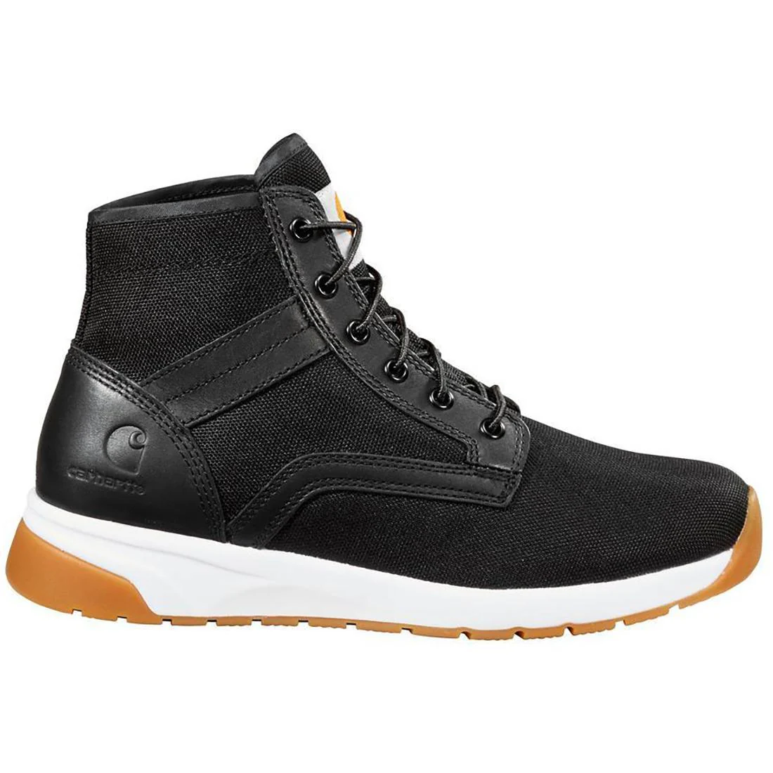 5" Force Soft-Toe Lightweight Work Boot Black/White