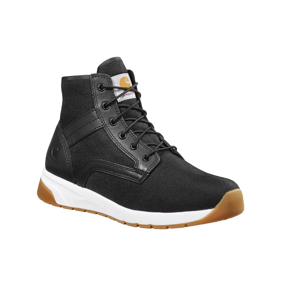 5" Force Soft-Toe Lightweight Work Boot Black/White - Image 2
