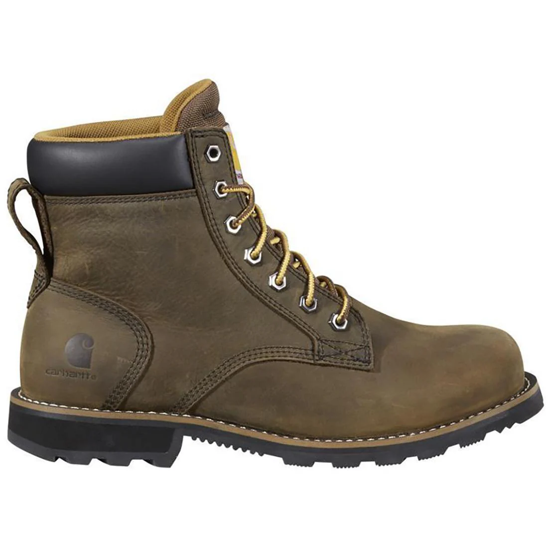 6" Frontier Water Resistant Soft-Toe Mossy Brown