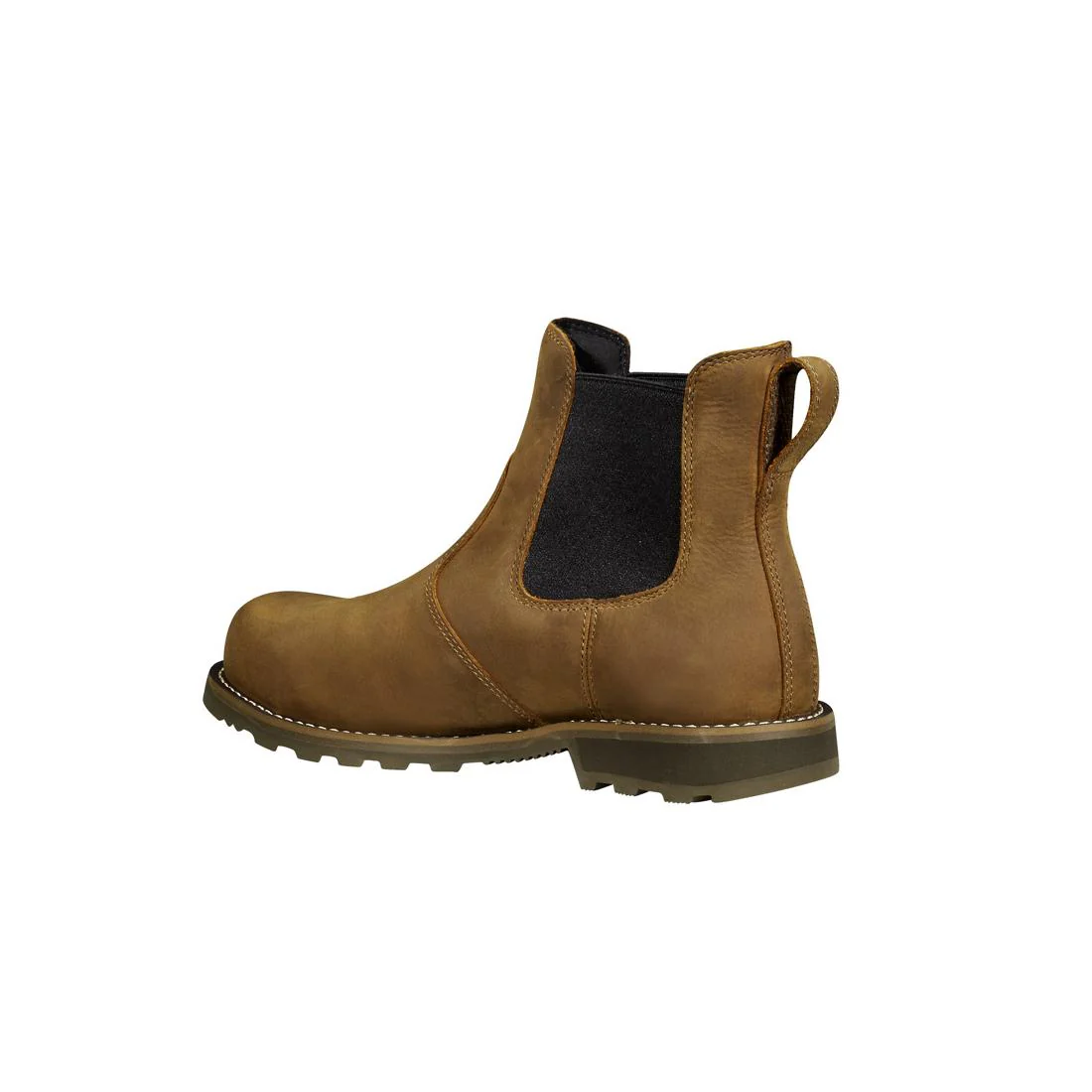 5" Frontier Water Resistant Chelsea Steel-Toe Boot Brown Nubuck - Image 7