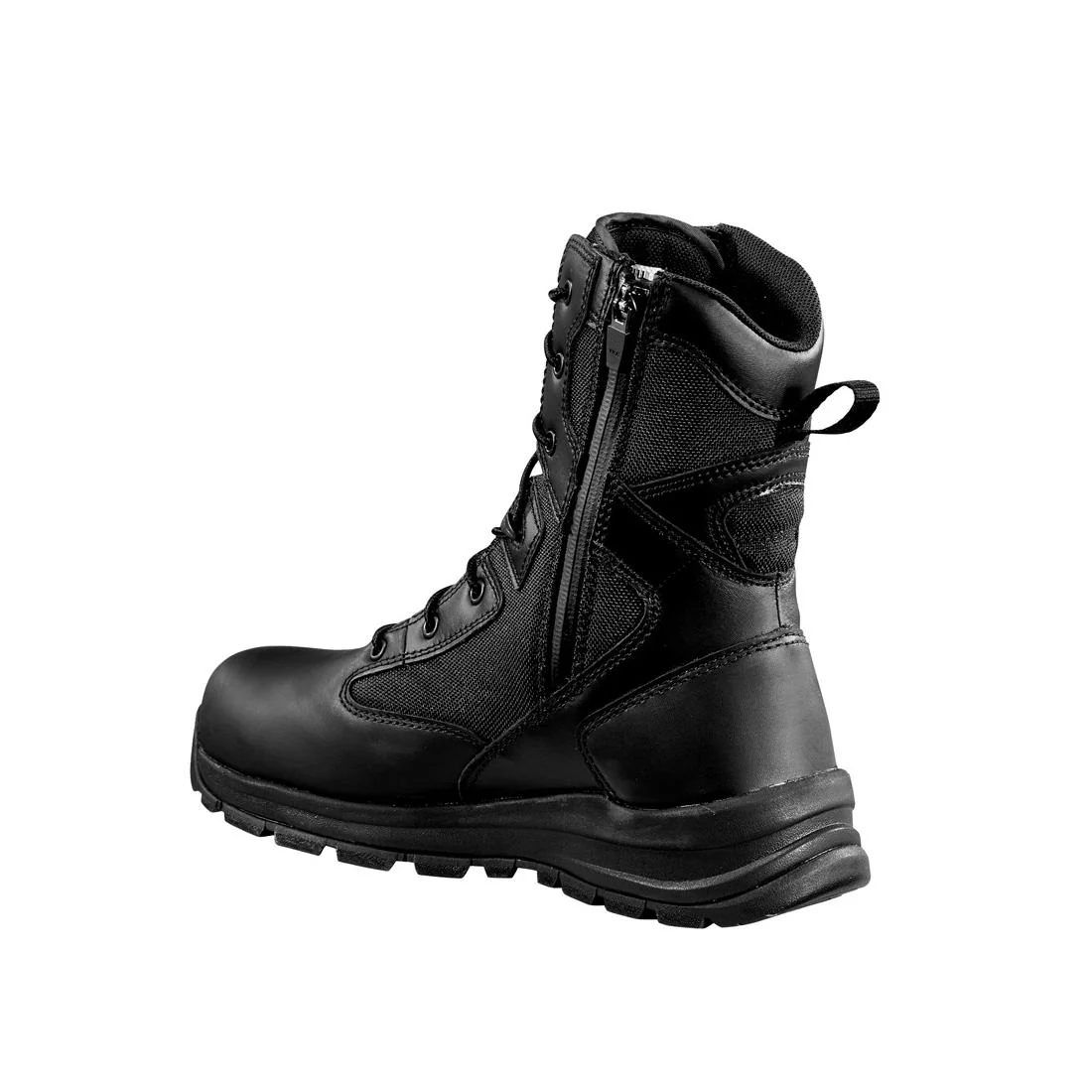8" Gilmore Waterproof Side Zip Nano Toe Work Boot Black - Image 7