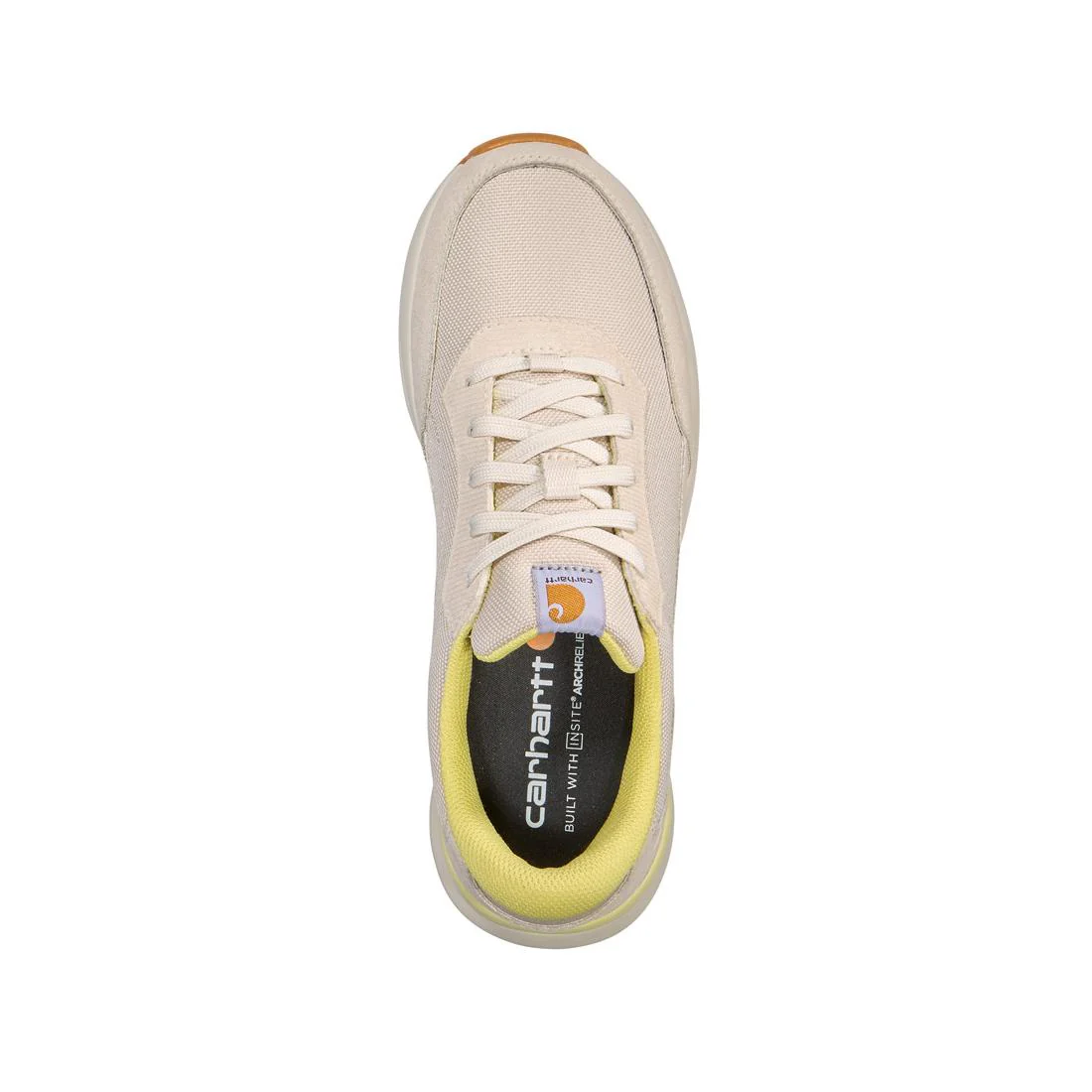 Greenfield Women's EH Soft-Toe Sneaker White/Yellow - Image 8