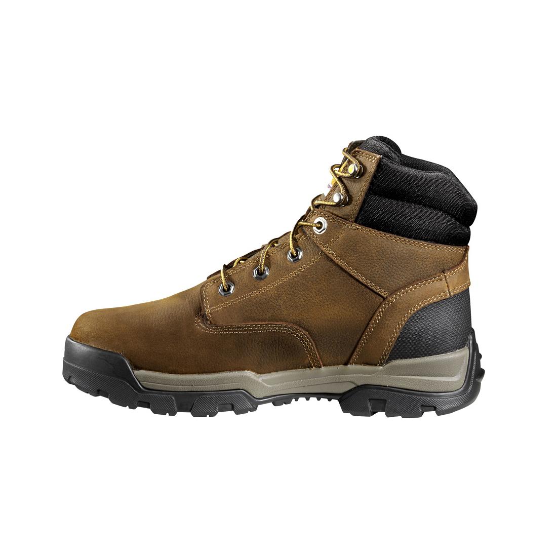 6" Ground Force Waterproof Composite Toe Work Boot Brown - Image 6