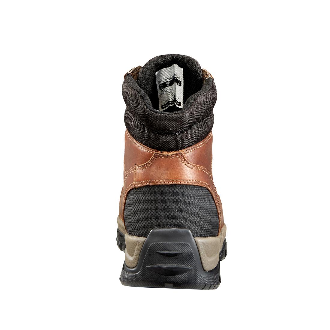 6" Ground Force Waterproof Composite Toe Work Boot Red Brown - Image 5