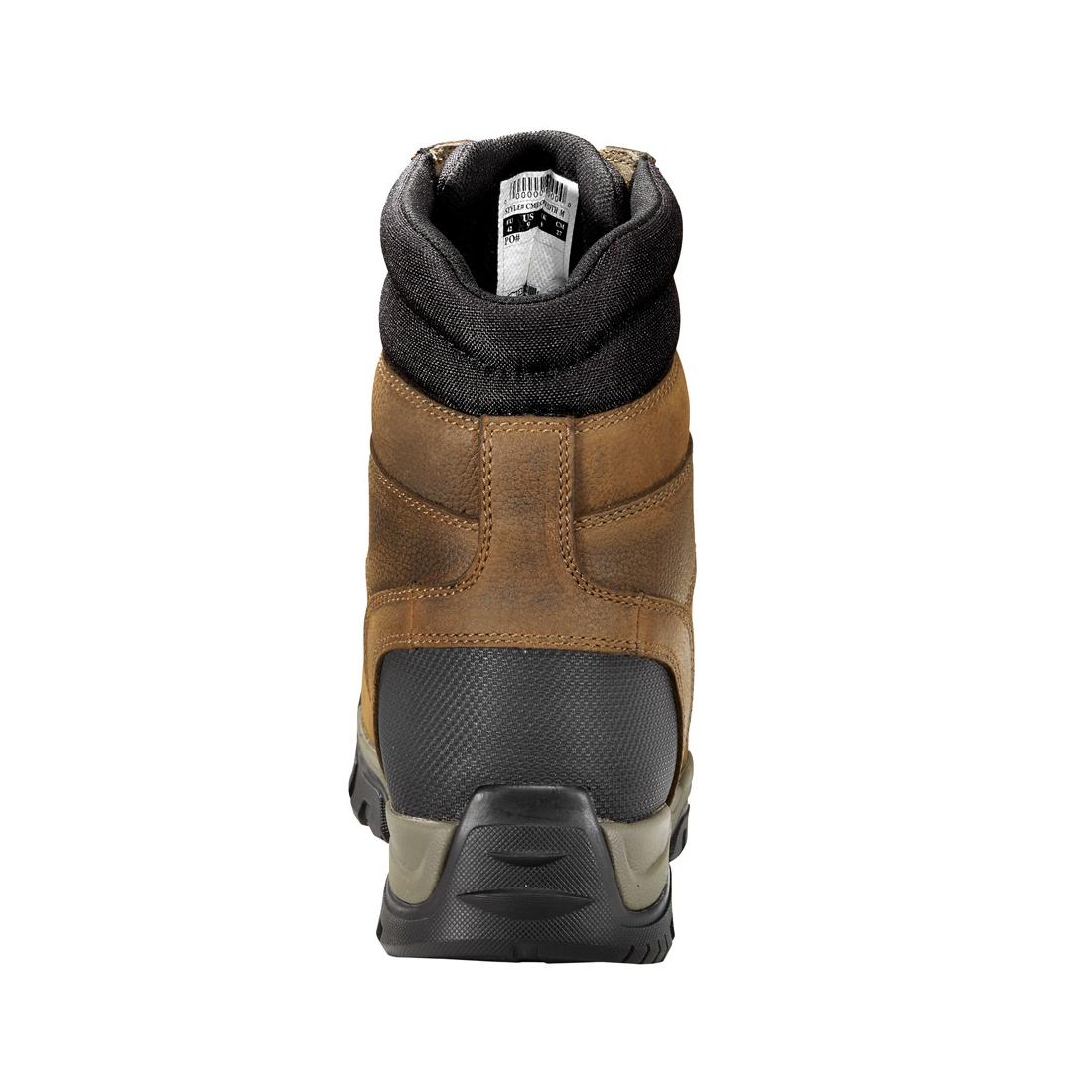 8" Ground Force Waterproof Insulated Soft Toe Boot Brown - Image 5