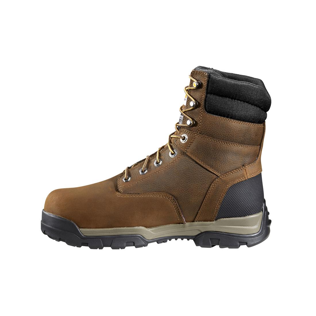 8" Ground Force Waterproof Insulated Soft Toe Boot Brown - Image 6