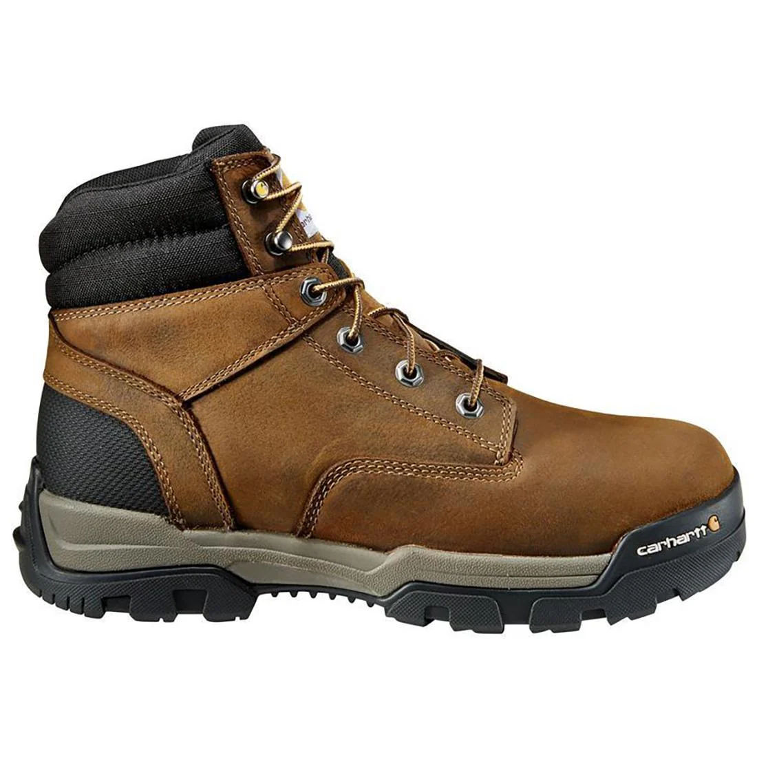6" Ground Force Waterproof Soft Toe Boot Brown