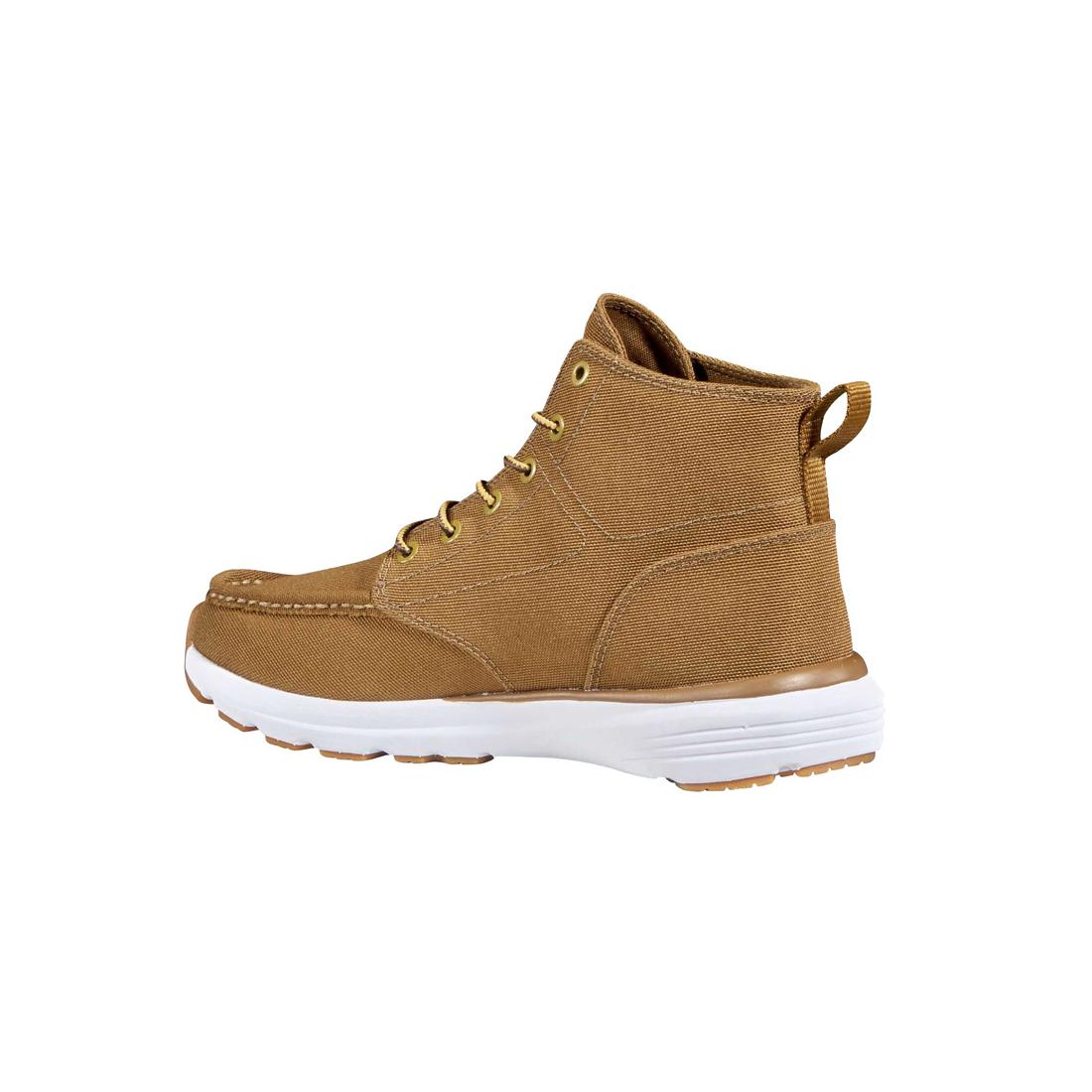 Haslett 5 Inch Soft-Toe Canvas Moc Toe Chukka Boot Brown - Image 7