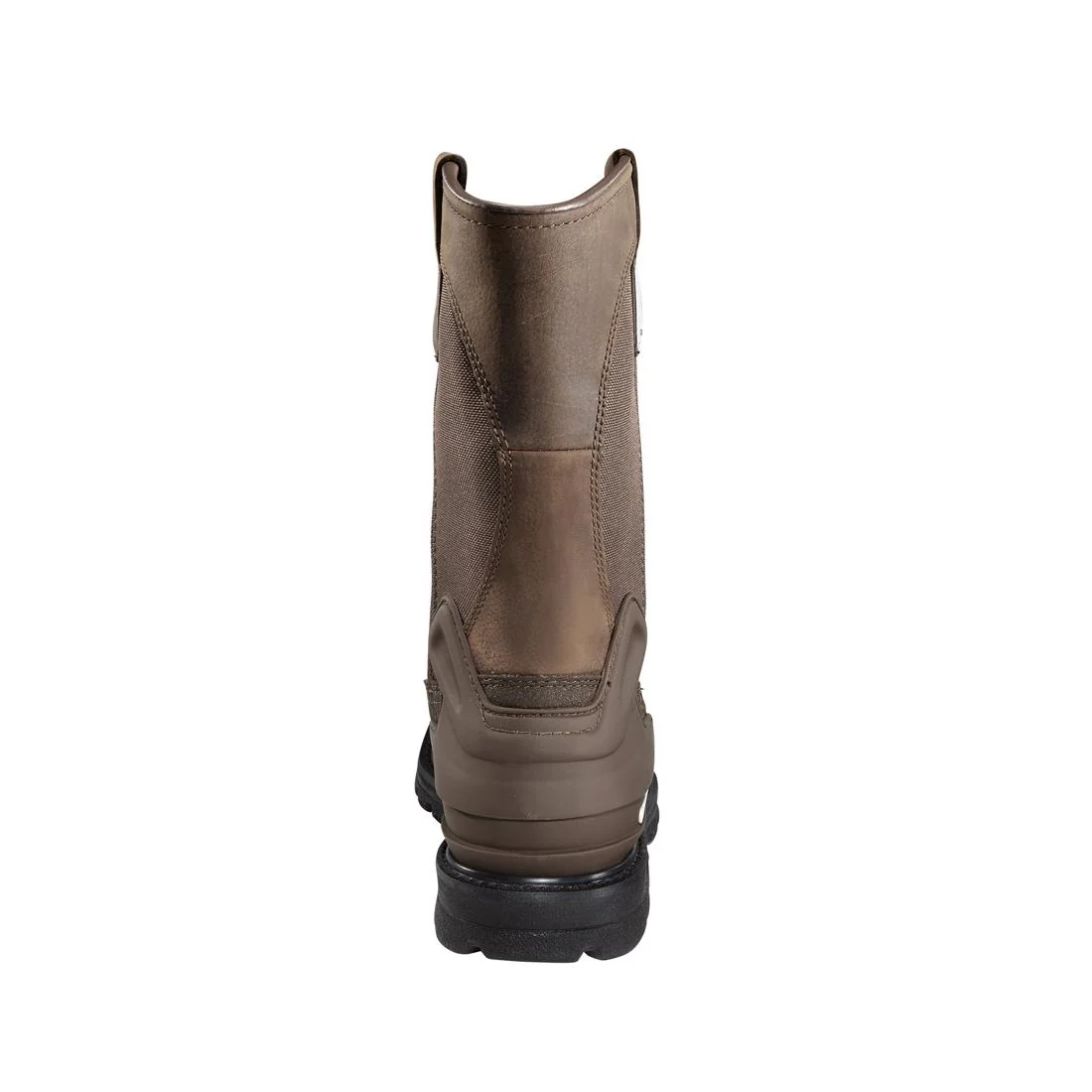 11" Heritage Steel-Toe Waterproof Wellington Pull-On Work Boot Dark Brown - Image 5
