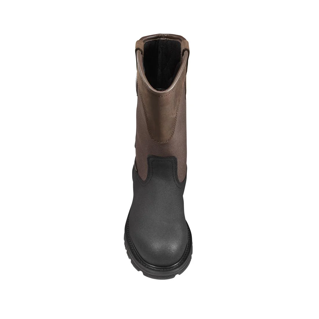 11" Heritage Soft-Toe Waterproof Insulated Pull-On Wellington Work Boot Dark Brown/Black - Image 4