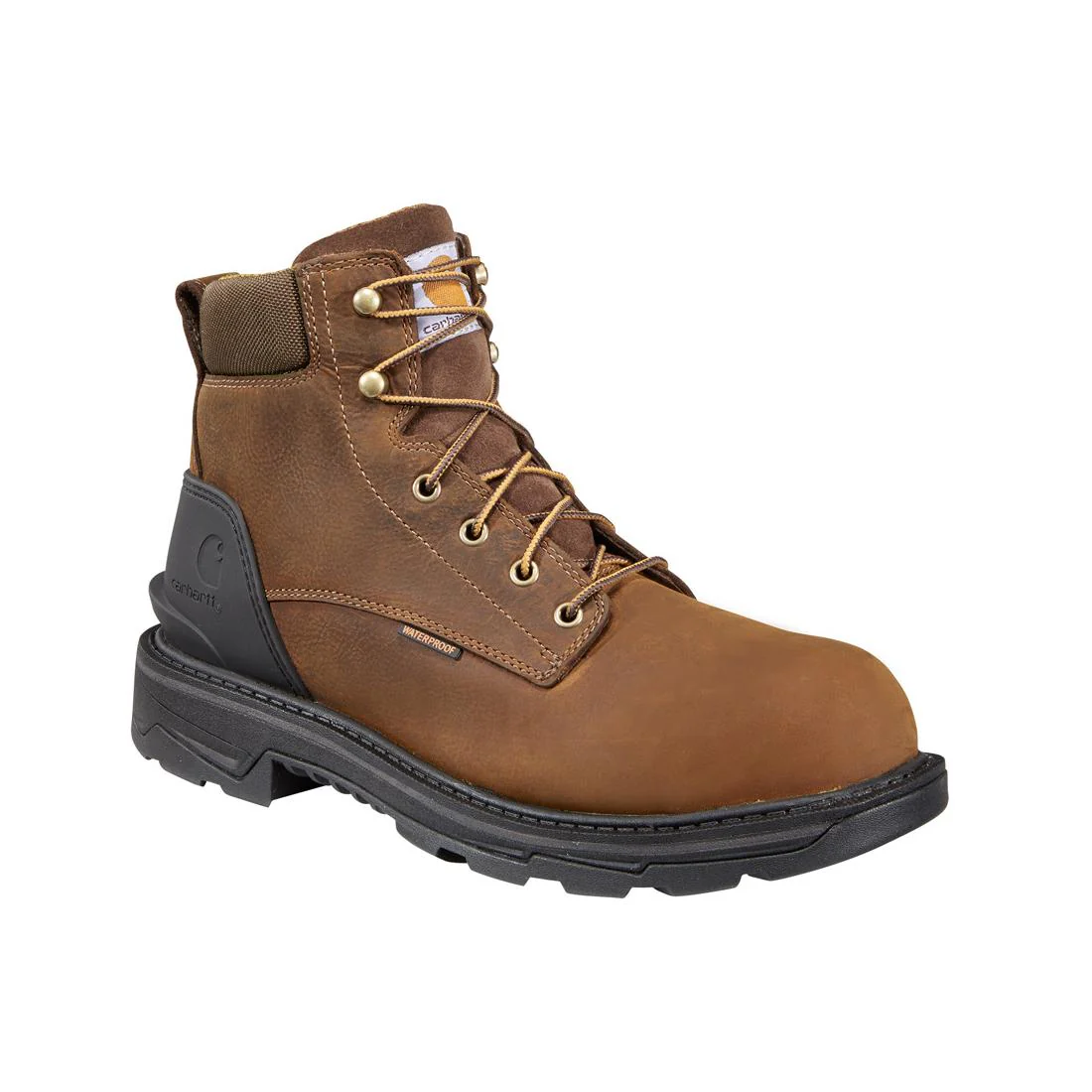6" Ironwood Waterproof Alloy Toe Work Boot Brown - Image 2