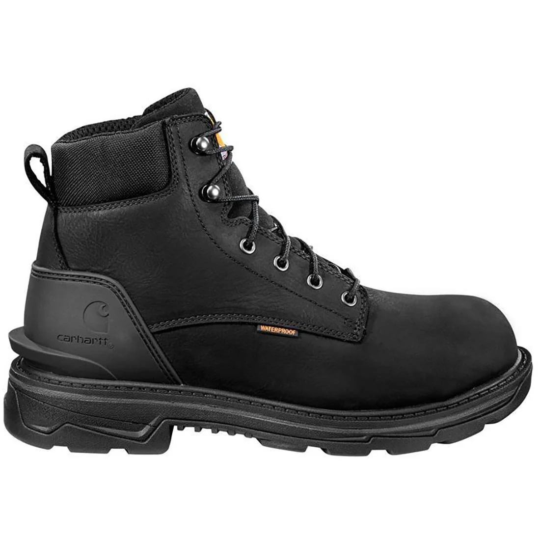 6" Ironwood Waterproof Alloy Toe Work Boot Black