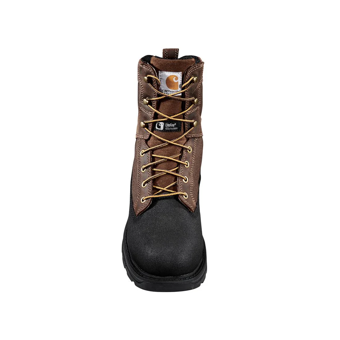 8" Ironwood Waterproof Insulated Alloy Toe Work Boot Dark Brown/Black - Image 4
