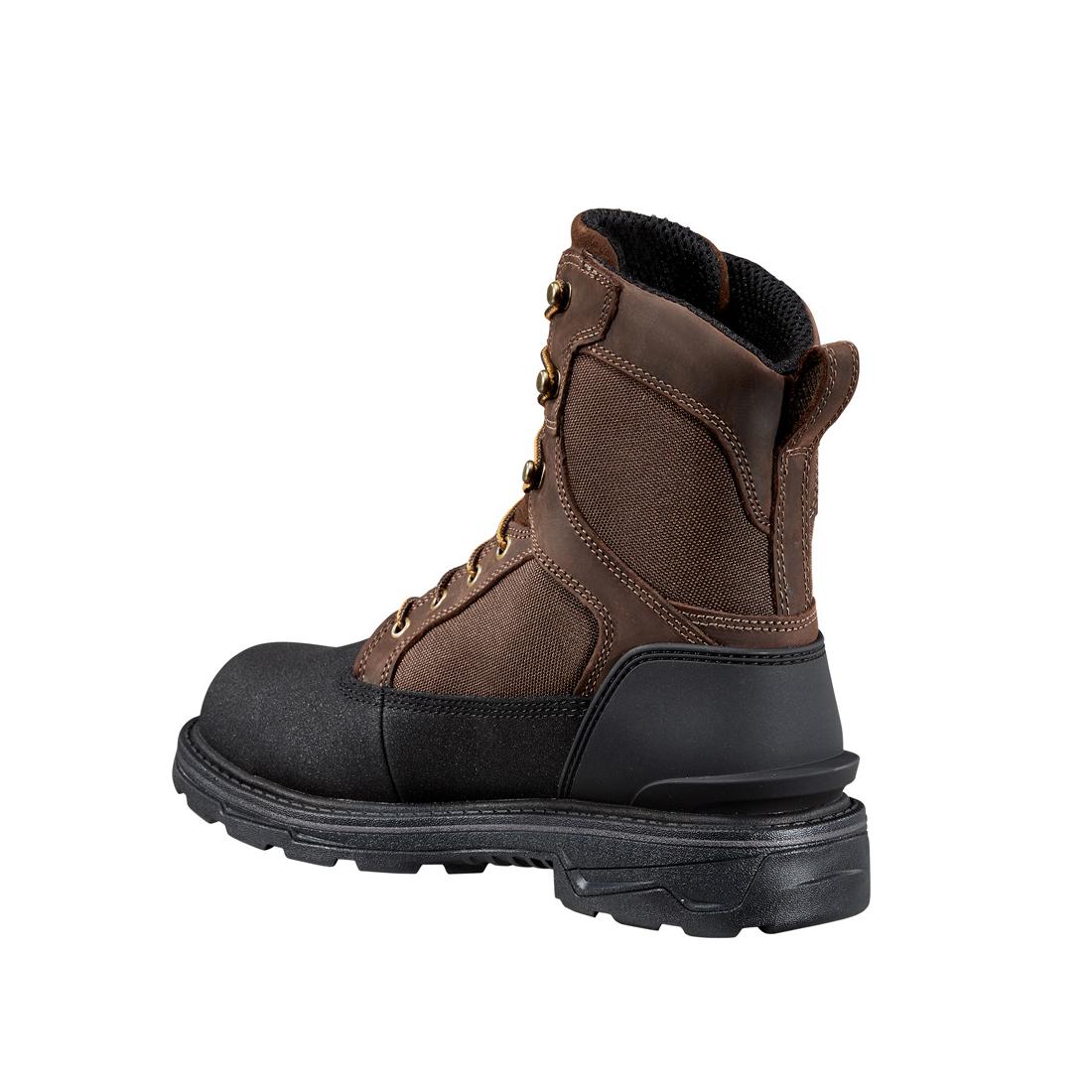 8" Ironwood Waterproof Insulated Alloy Toe Work Boot Dark Brown/Black - Image 7