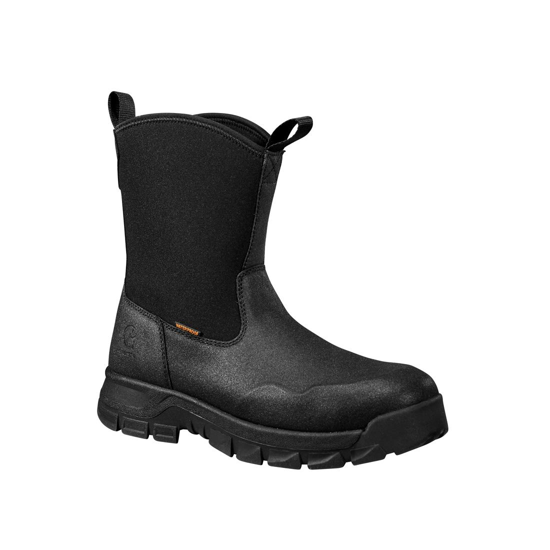9" Kentwood Waterproof Wellington Pull-On Steel Toe Work Boot Black - Image 2