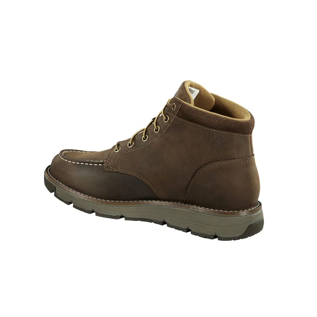 5" Millbrook Moc Wedge Steel Toe Work Boot Brown - Image 5