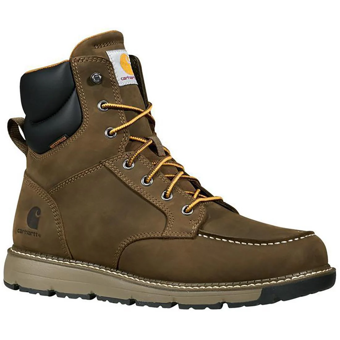 8" Millbrook Waterproof Nano Toe Work Boot Turkish Coffee