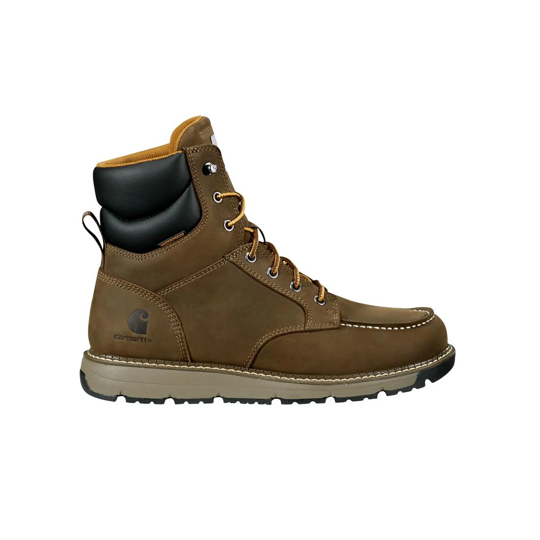 8" Millbrook Waterproof Nano Toe Work Boot Turkish Coffee - Image 2