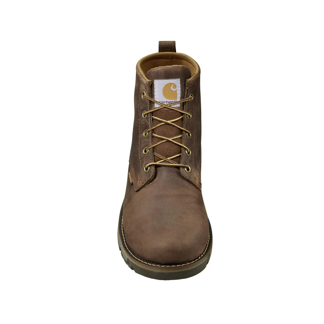 5" Millbrook Waterproof Wedge Soft Toe Boot Brown - Image 4