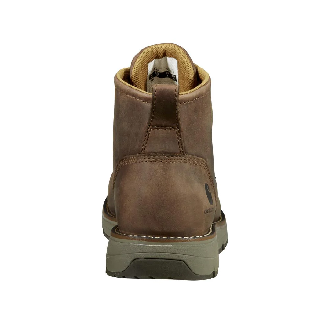 5" Millbrook Waterproof Wedge Soft Toe Boot Brown - Image 5