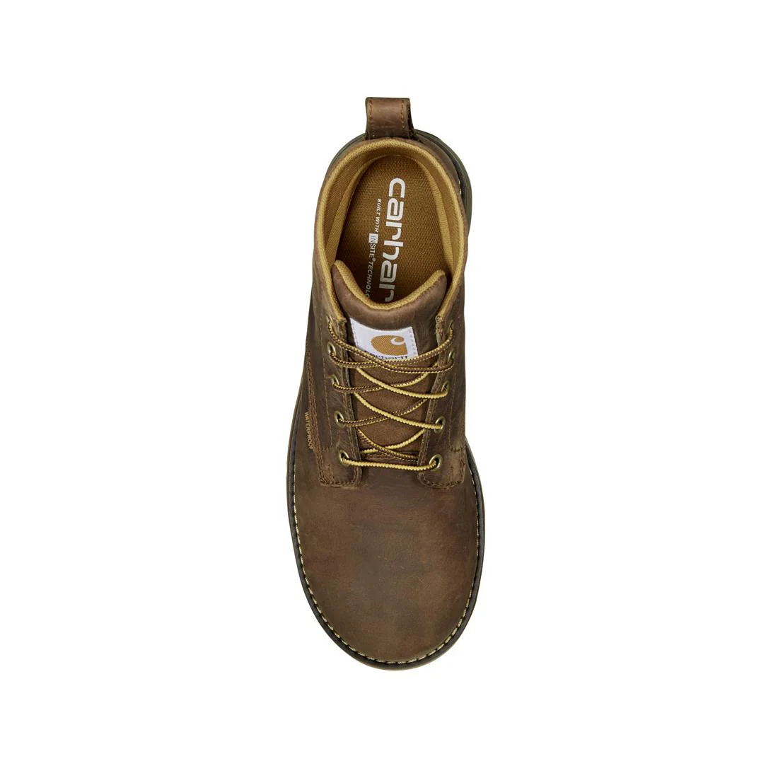 5" Millbrook Waterproof Wedge Soft Toe Boot Brown - Image 8