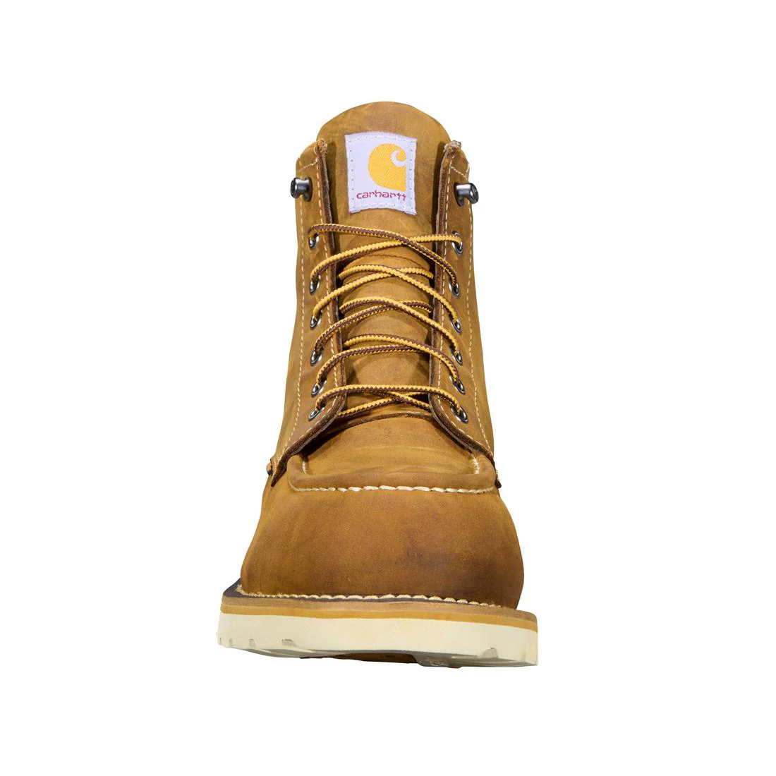 6" Moc Toe Wedge Nano Toe Boot Dark Bison Oil Tanned - Image 4