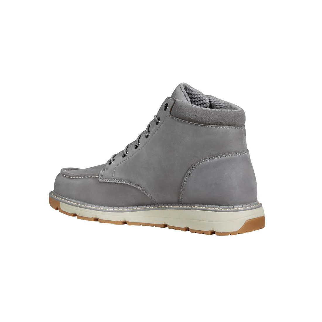 5" Millbrook Moc Toe Wedge Soft Toe Boot Grey - Image 7