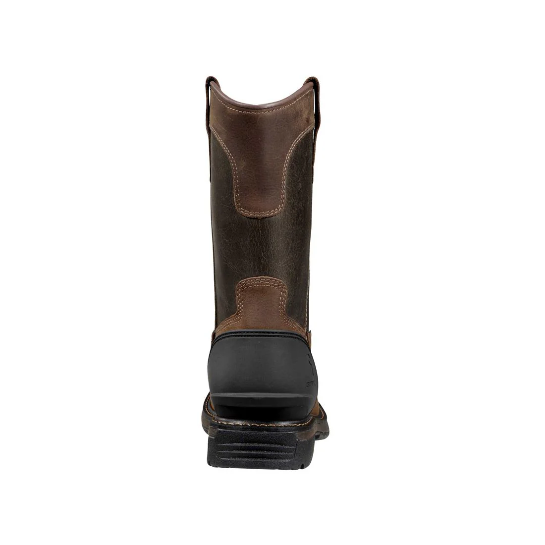 11" Montana Steel-Toe Waterproof Square Toe Wellington Pull-On Work Boot Dark Brown - Image 5