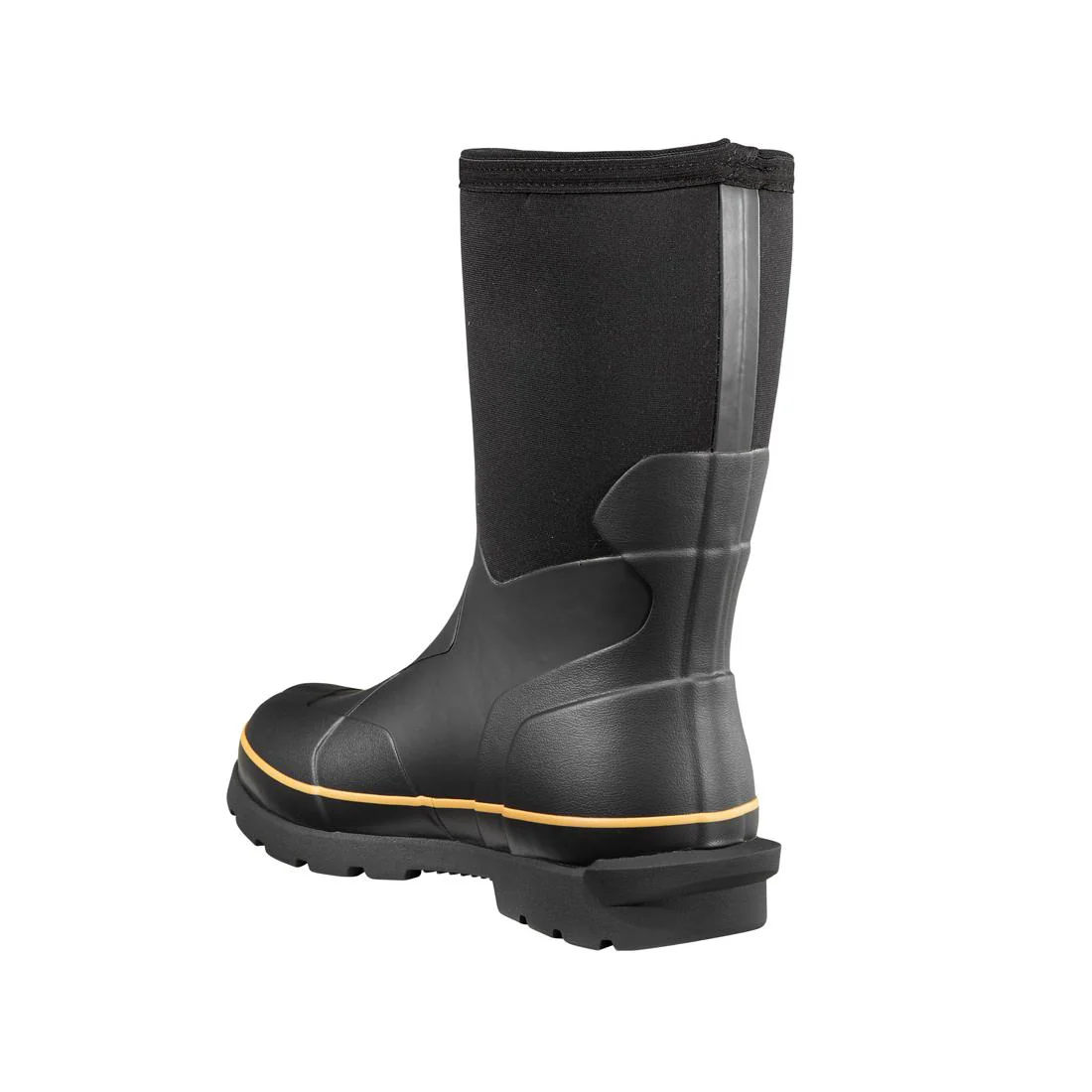 10" Mudrunner Soft-Toe Waterproof Rubber Boot Black - Image 5