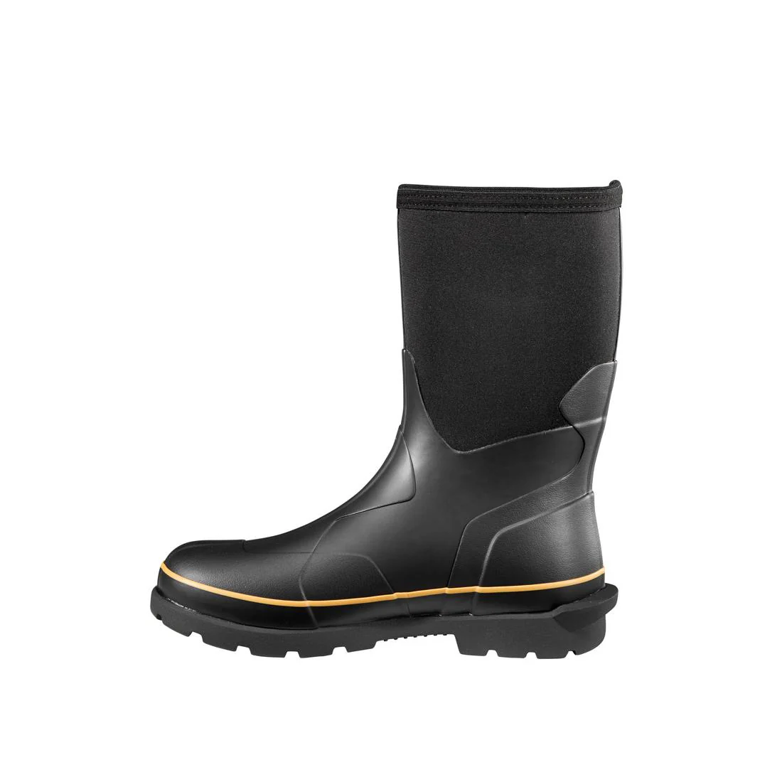 10" Mudrunner Soft-Toe Waterproof Rubber Boot Black - Image 6
