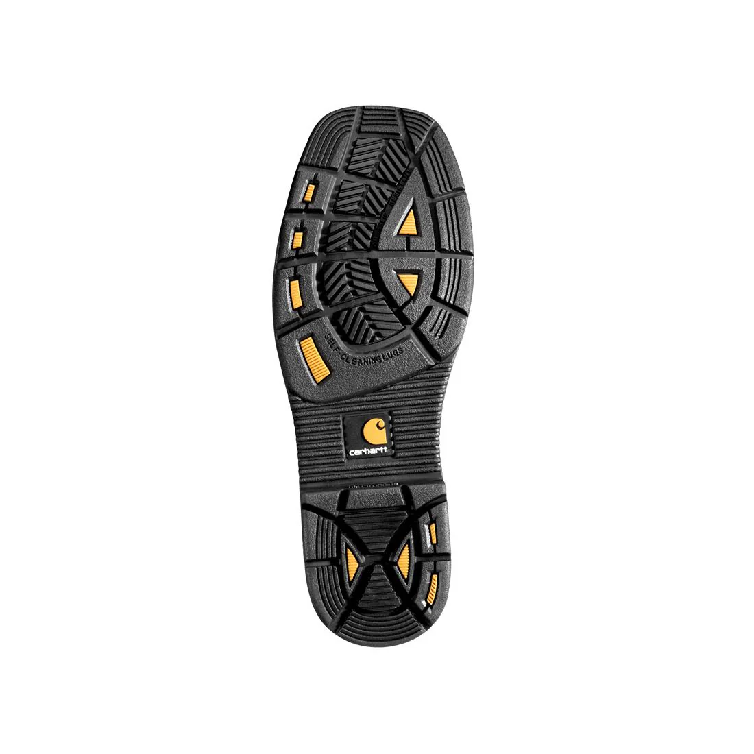 11" Rugged Flex Steel-Toe Waterproof Square Toe Wellington Pull-On Work Boot Dark Brown/Black - Image 3
