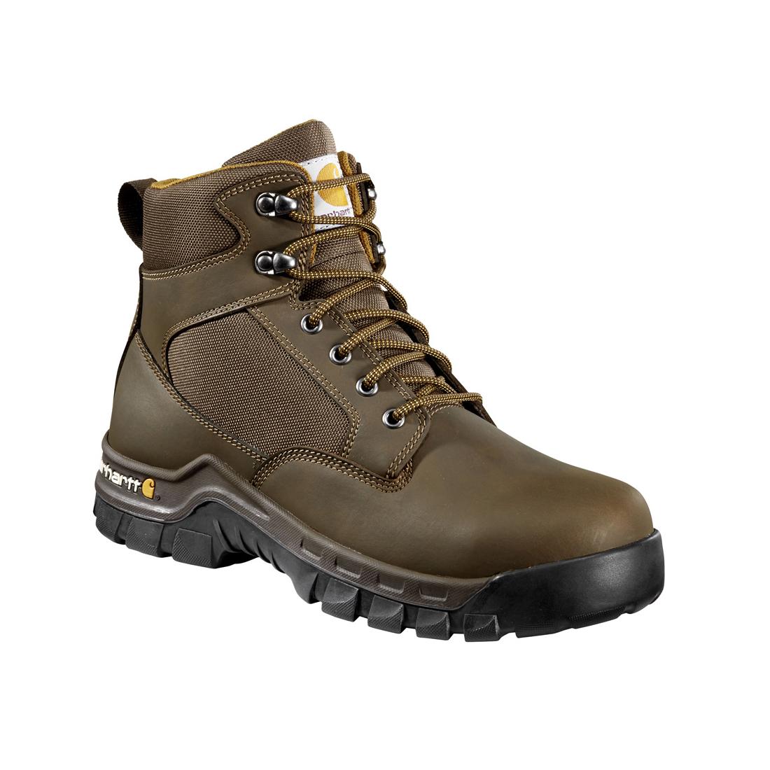 6" Rugged Flex Steel Toe Work Boot Dark Brown - Image 2