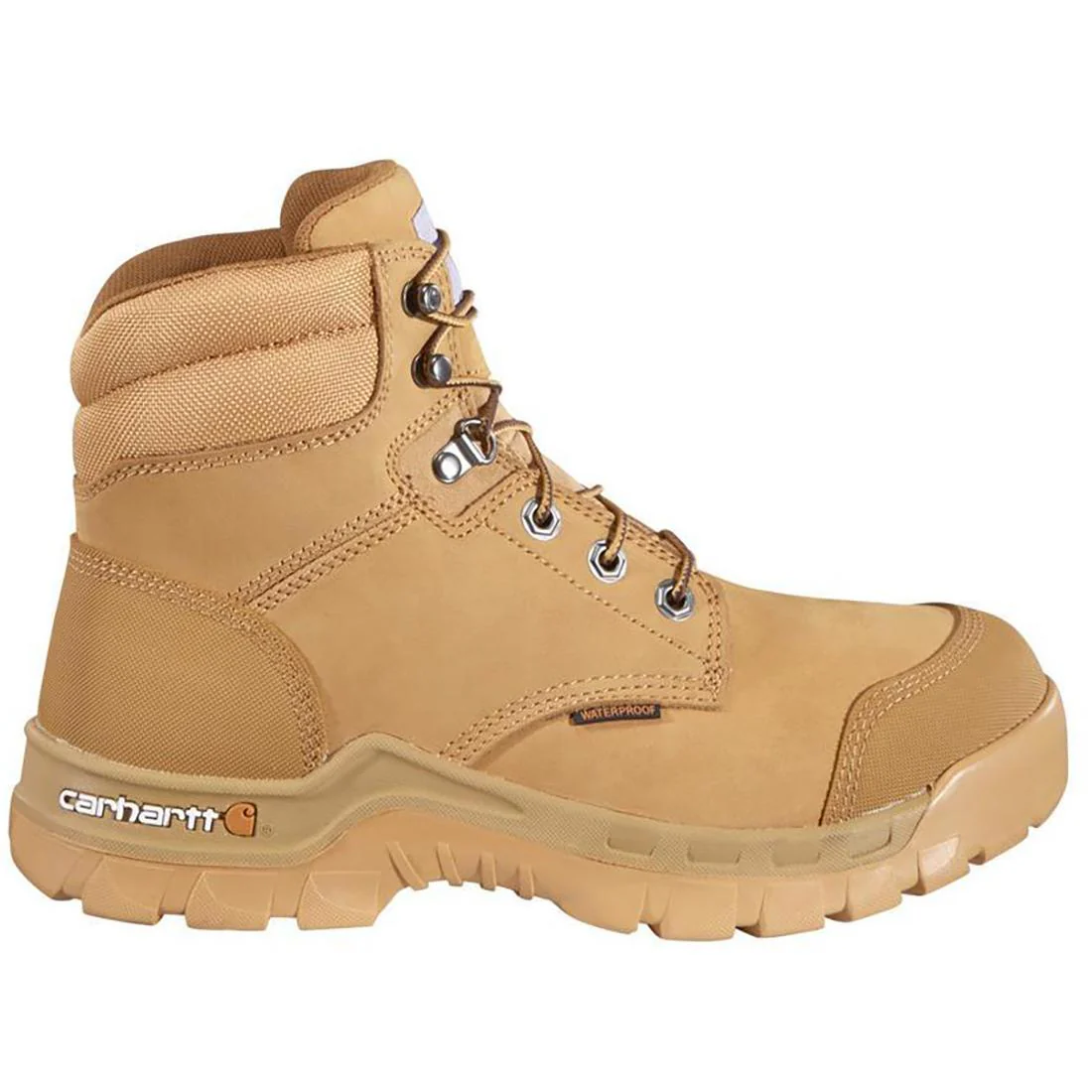 6" Rugged Flex Waterproof Composite Toe Work Work Boot Wheat