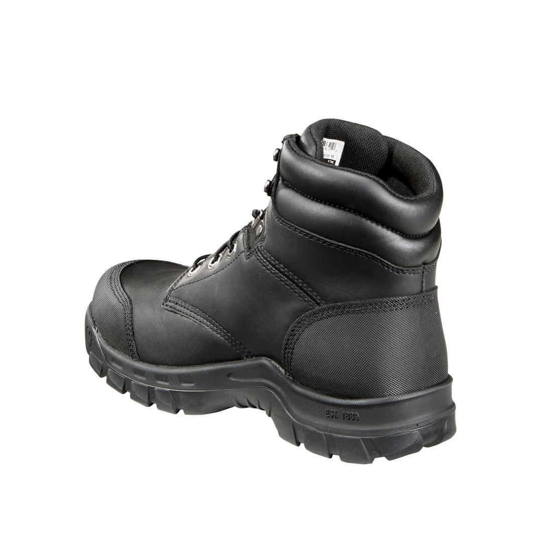 6" Rugged Flex Waterproof Composite Toe Work Boot Black - Image 6