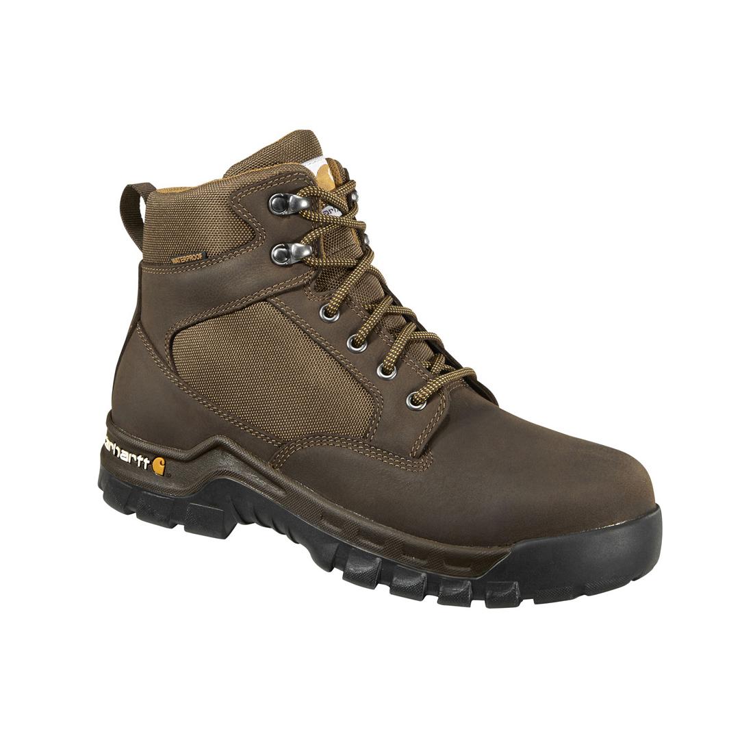 6" Rugged Flex Waterproof Steel Toe Work Boot Dark Brown - Image 2