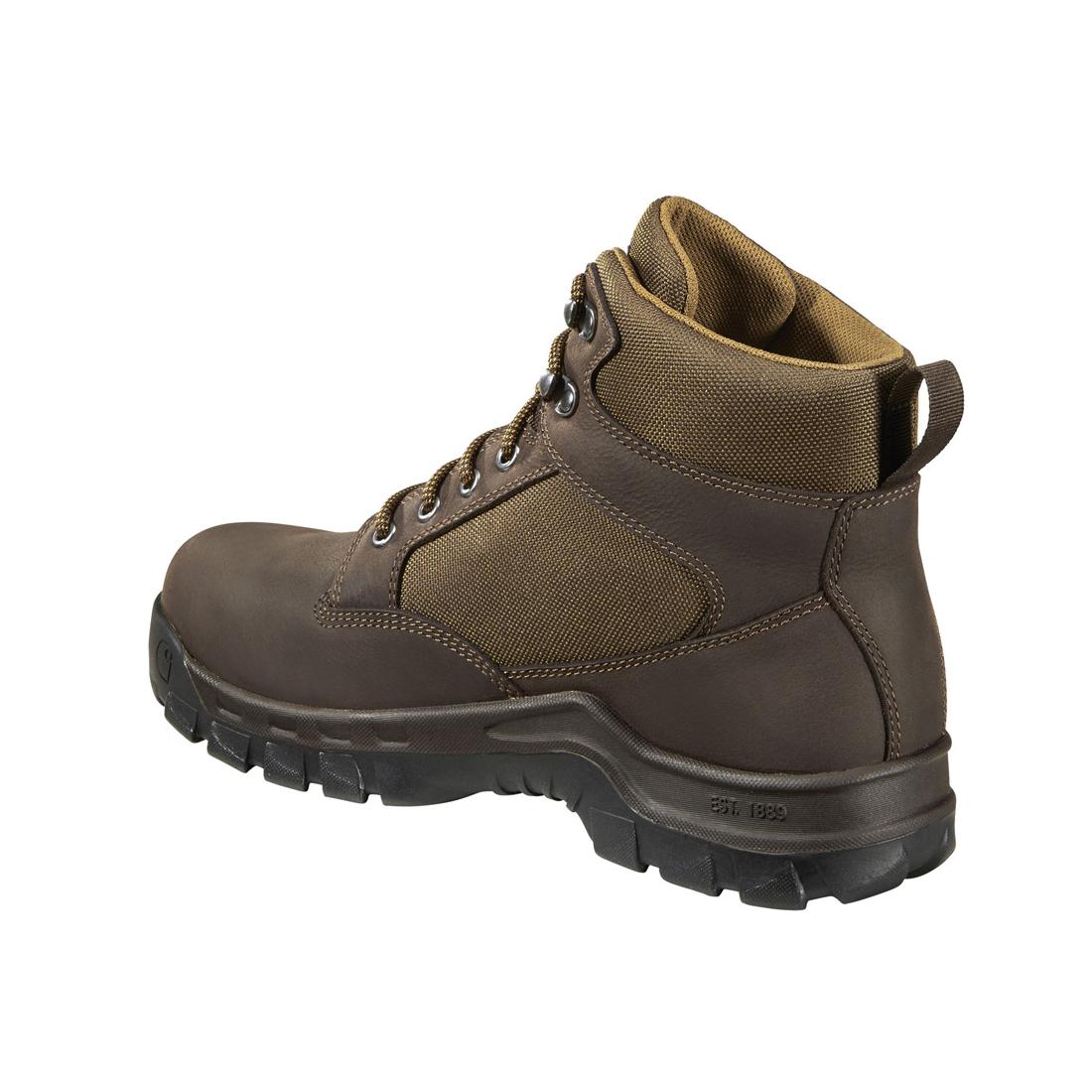 6" Rugged Flex Waterproof Steel Toe Work Boot Dark Brown - Image 7