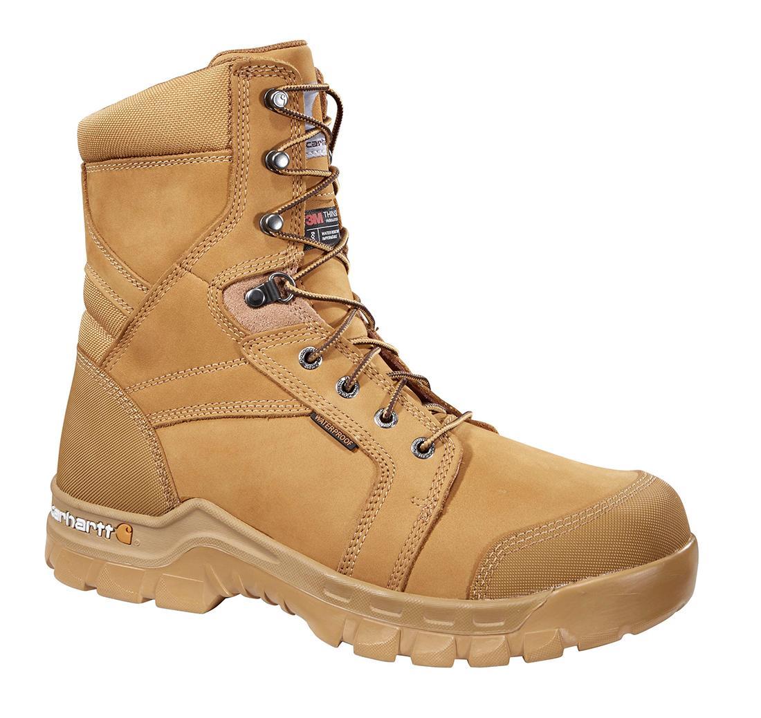 8" Rugged Flex Waterproof Insulated Soft Toe Boot Wheat - Image 2