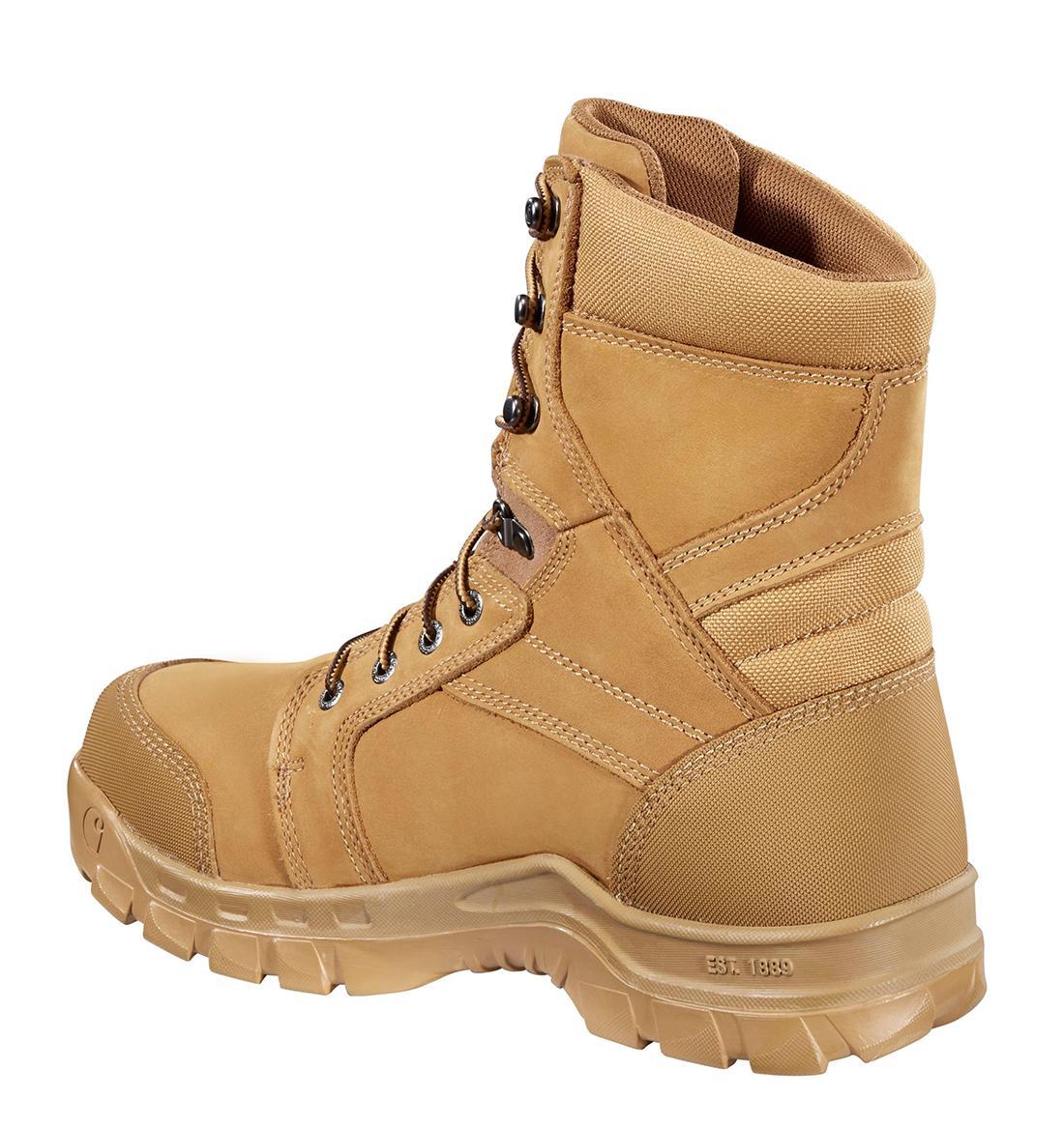 8" Rugged Flex Waterproof Insulated Soft Toe Boot Wheat - Image 7
