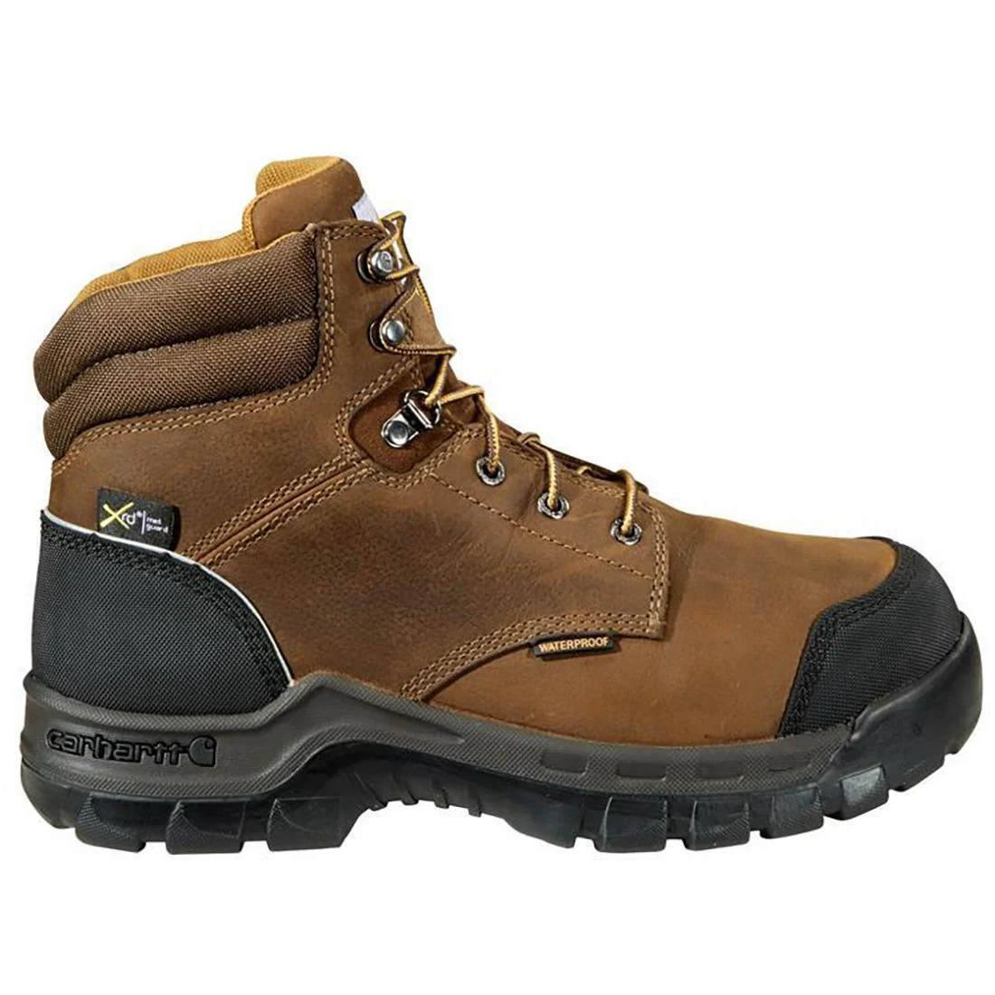 6" Rugged Flex Waterproof MG Composite Toe Work Boot Brown
