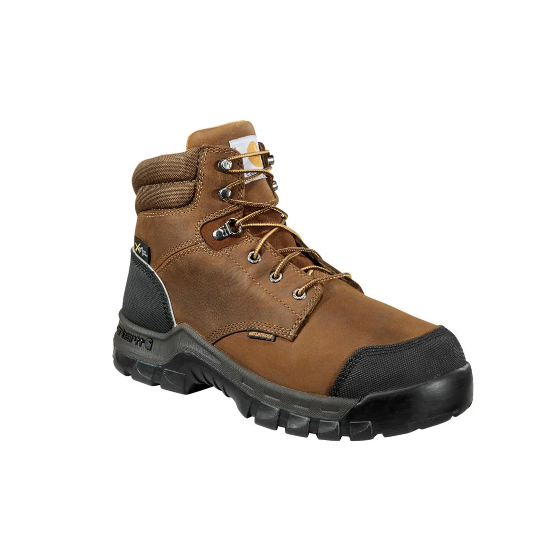6" Rugged Flex Waterproof MG Composite Toe Work Boot Brown - Image 2