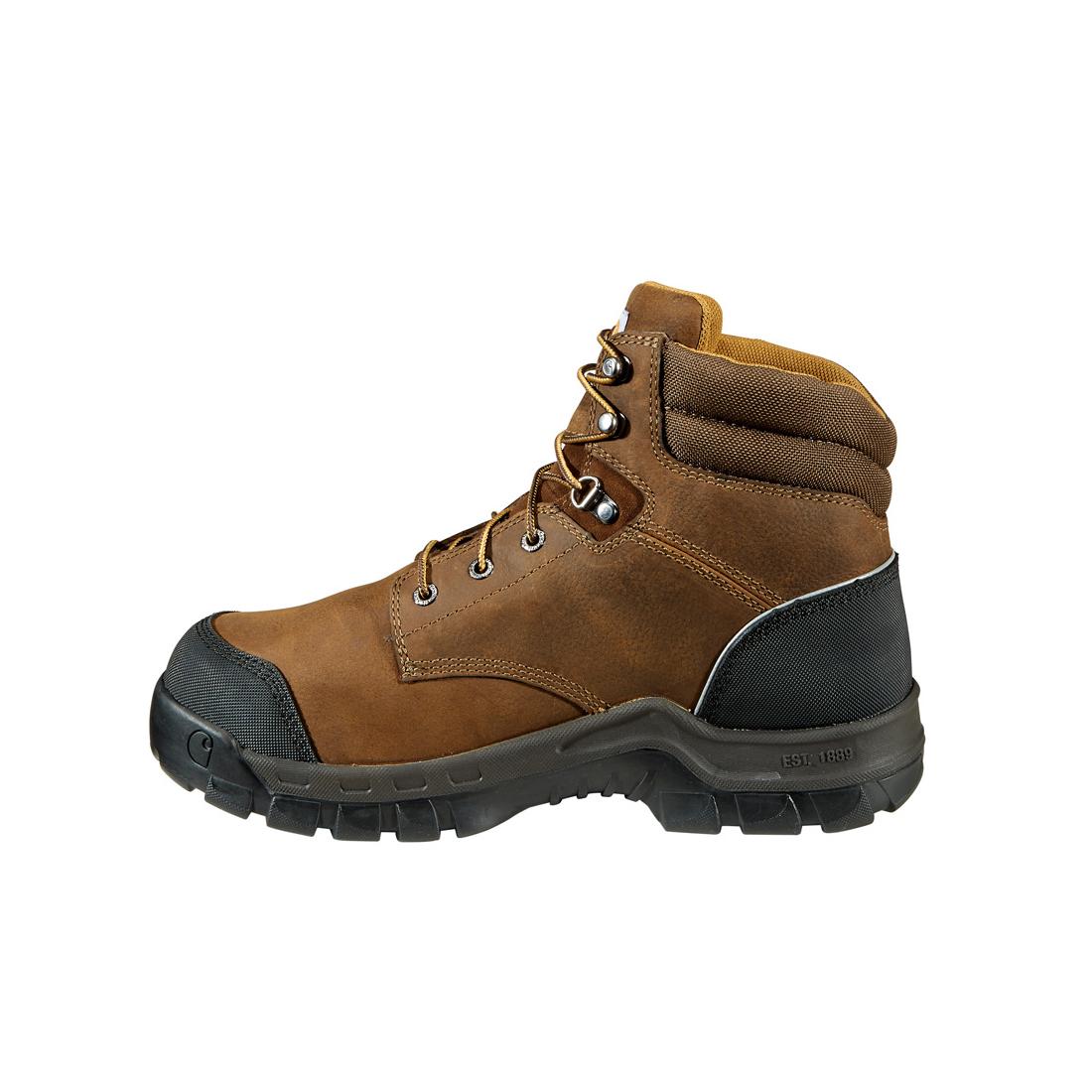 6" Rugged Flex Waterproof MG Composite Toe Work Boot Brown - Image 6