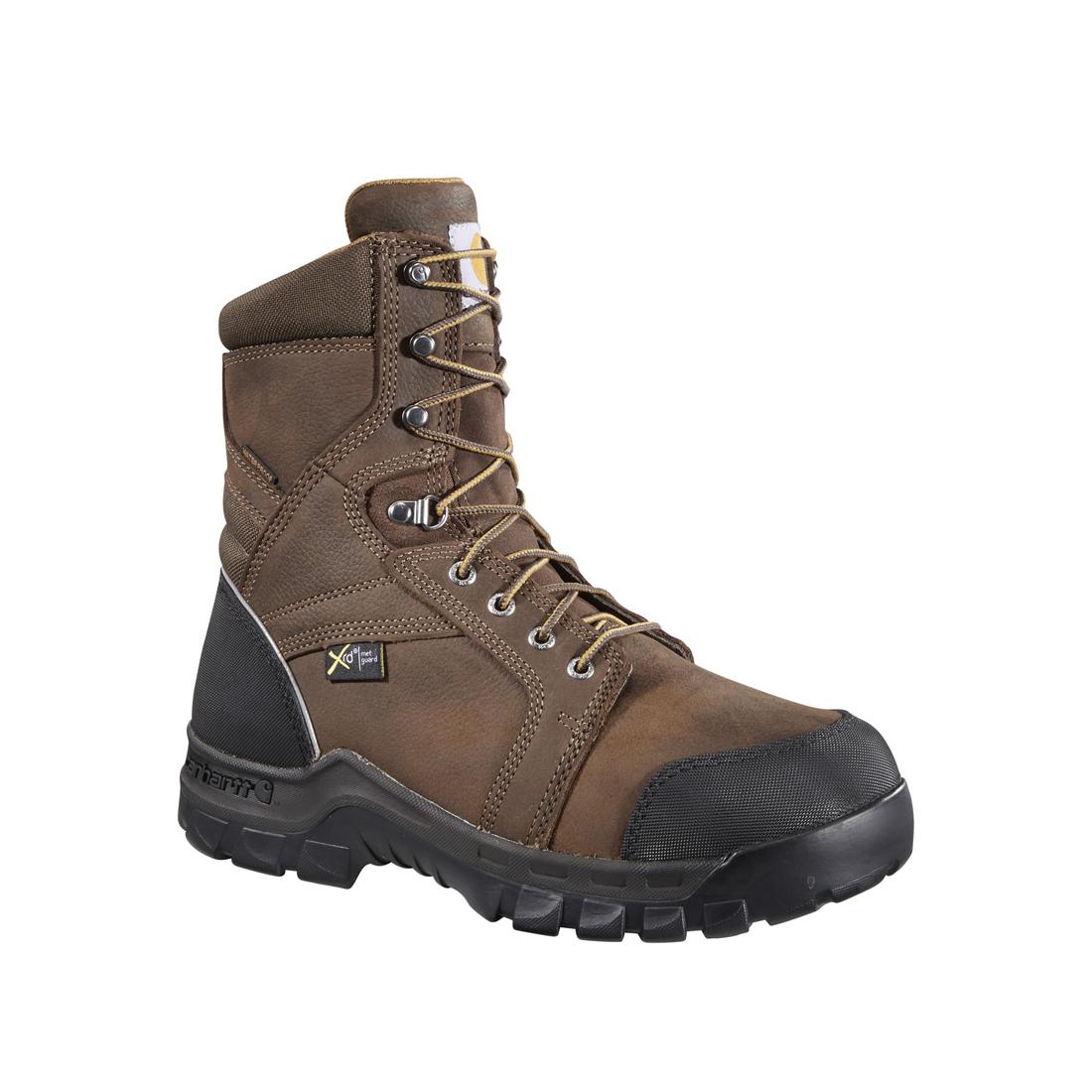 8" Rugged Flex Waterproof MG Composite Toe Work Boot Brown - Image 2