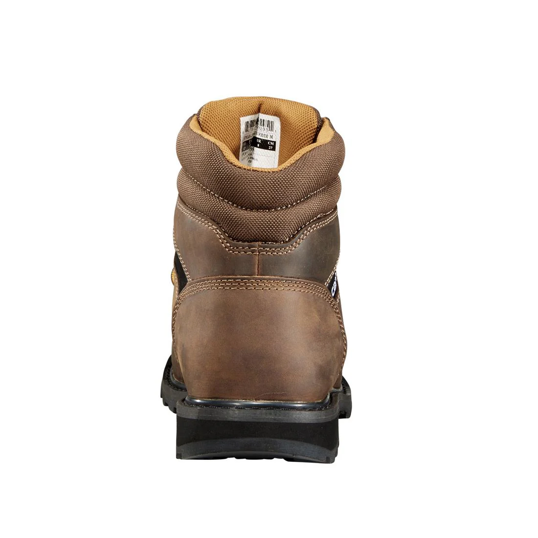 6" Traditional Welt Work Soft Toe Boot Brown - Image 4